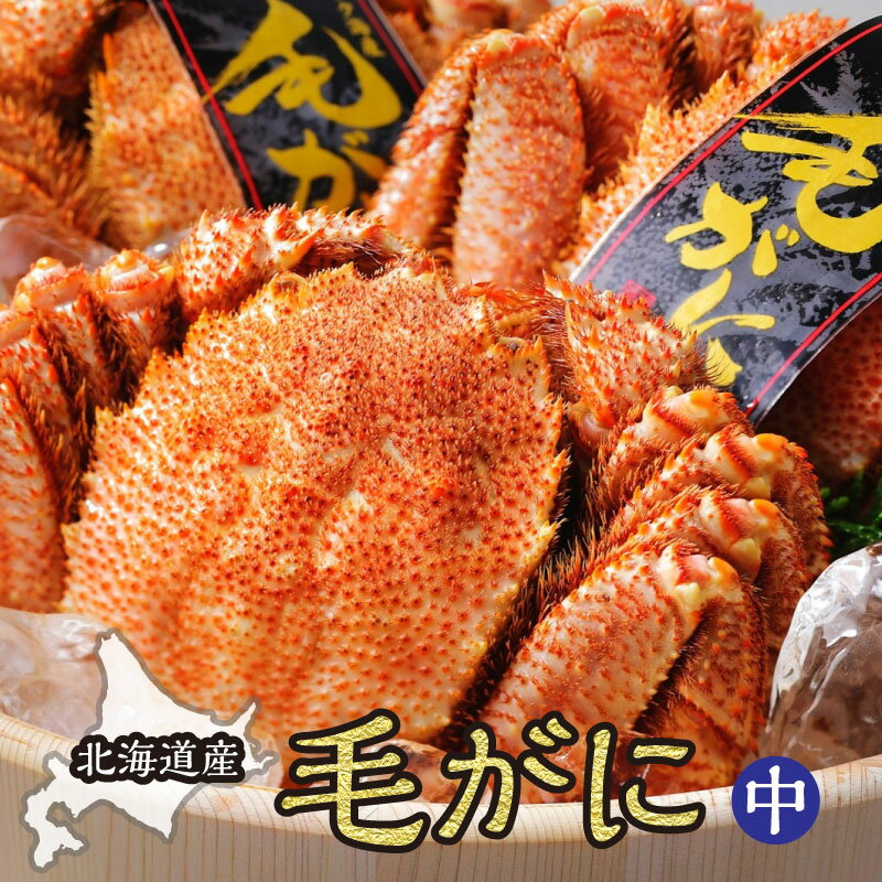 北海道オホーツク産　冷凍毛がに（中） 毛ガニ 毛蟹 取り寄せ お祝い ギフト プレゼント 贈り物 年末年始 お年賀 お歳暮(4)