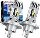 ＼買いマラソンセール 20 オフ！！／【楽天1位！好評発売中！】SUPAREE H4 LED ヘッドライト 爆光 車検対応 10倍ハロゲン相当 30W 2 Hi/Lo切替 6500K ホワイト 4200K 電球色 12V車用 ハロゲンサイズ 三重放熱 静音ファン 長寿命 ノイズ抵抗 3年保証