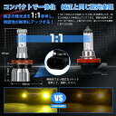 ＼買いマラソン限定セール・2999円でお得！！／SUPAREE 角度調整 カラーチェンジ led フォグ H8 H11 H16 HB3 HB4 LED フォグランプ 20W 高輝度 ledフォグ ホワイト 6000K イエロー 3000K 黄色 アイスブルー led フォグ ファンレス 爆光 車検対応 12V LEDバルブ 1年保証 3