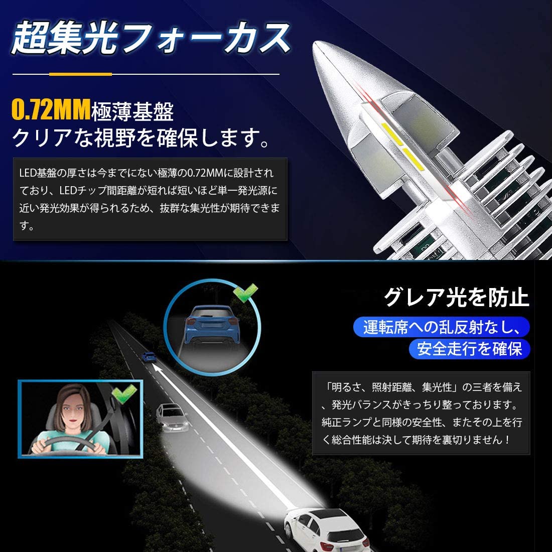 ファンレス ミニサイズ 多くの車に対応可能なh4 Led ヘッドライト Suparee H4 Led Hi Lo 新車検対応 車 Ledバルブ Ev車対応 24v車対応 ホワイト 12v 2個入 ハイブリッド車 40w バイク用 100lm Seal限定商品 3年保証 6500k