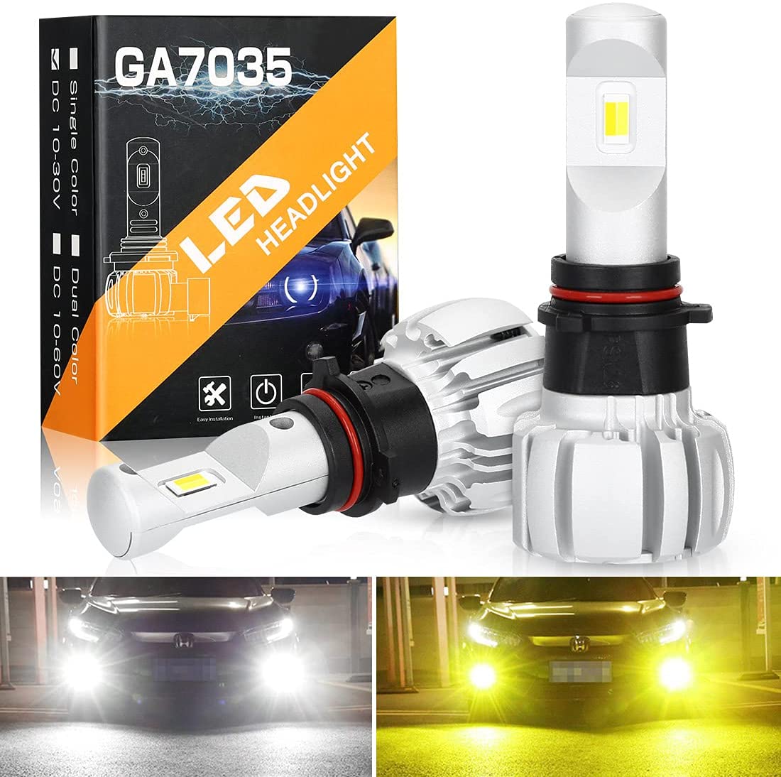 ＼買いマラソン限定セール・15％オフ！！／SUPAREE PRO PSX26W led ハイエース フォグランプ 爆光 psx26w led ハイエース 2色 切り替え式 ホワイト（6000K）/イエロー（3000K） 車検対応 DC9-24V 40W 車用LEDバルブ 2個セット ハイエース フォグランプ 1年保証