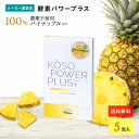 【公式】酵素パワープラス(5包入) | パイナップル パウダー パイナップル酵素 粉末 ブロメライン サプリメント お試し 消化 腸活 ホールフード たんぱく質...