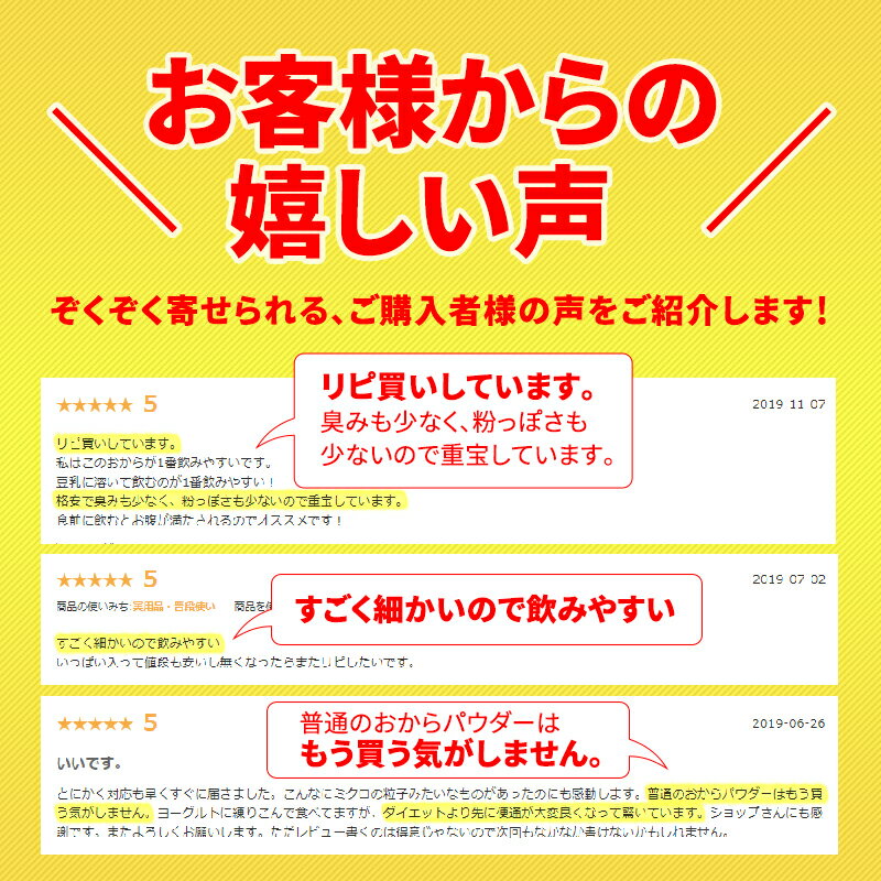 おからパウダー 国産 500g 送料無料 超微粉 国内製造品