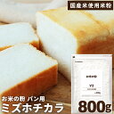 \楽天ランキング1位獲得!/ ミズホチカラ 米粉 パン用 お米の粉 パン用薄力粉 800g 送料無料 グルテンフリー 国産 無添加