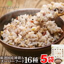 雑穀米 もち麦たっぷり16種雑穀米 2.5kg (500g×5) 送料無料 スーパーフード もち麦 チアシード キヌア アマランサス 業務用 大容量 徳..