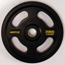 【5日はポイントアップDAY】IROTEC（アイロテック）オールラバー仕様オリンピックプレート20KG 穴径50mm/ バーベル プレート ダンベル オリンピックバーベル ベンチプレス トレーニング器