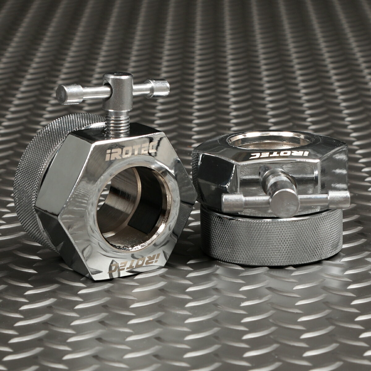 IROTEC（アイロテック）オリンピックソリッドバーベルカラー2.5KG×2個 径50mm専用 / バーベル オリンピ..