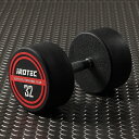 【GW期間(5/3-5/6)Pアップ】IROTEC(アイロテック)NEWラバージムダンベル32KG/ダンベル ラバーダンベル バーベル ジムダンベル 鉄アレー ...