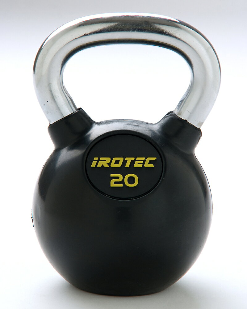 【10日はポイントアップDAY】IROTEC(アイロテック)ケトルベル20kg(ラバーコーティングタイプ)/ダンベル ベンチプレス 筋トレ トレーニング器具 トレーニング バーベル 健康器具 ダイエット器具 鉄アレイ 筋トレ器具 筋トレグッズ ウエイトトレーニング 筋力トレーニング通販格安セール情報 楽天 通販