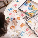 知育パズル 木製 英語パズル 数字パズル 知育玩具 知育アイテム アルファベット 厚紙 カード 木製玩具 面取り おもちゃ 男の子 女の子 知育おもちゃ 子供用...
