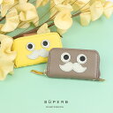 【4連おひげキーケース/全21色】スマートキーケース/思わず誰かに見せたくなるモンスターキーケース【おひげver.】【全21色】 コインケース キーリング キーホルダー レザー カードケース 小銭入れ レディース メンズ プレゼント ミニマム コンパクト おしゃれ