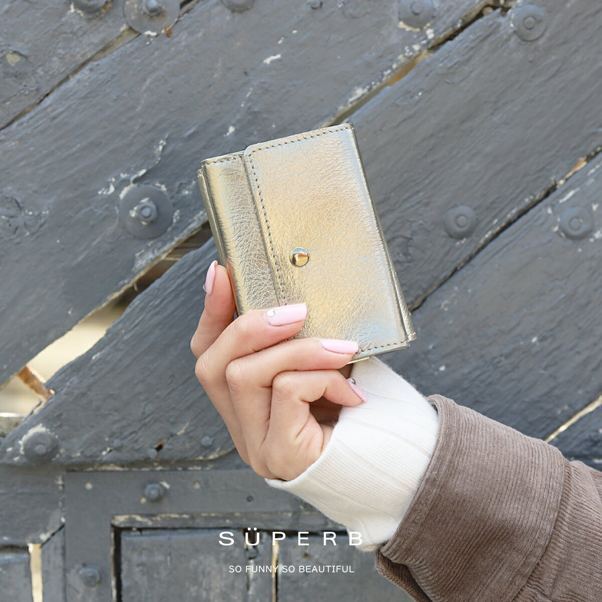 楽天SUPERB SHOP【レザーミニウォレット/全21色】ミニマムで大人カワイイ小さくて大容量のコンパクト三つ折り財布【全21色】ミニ財布 コンパクト 収容力 BOX型 コインケース 小銭入れ カードケース カードたくさん おしゃれ レディース メンズ ユニセックス プレゼント 一粒万倍日 見やすい