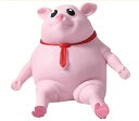 ピンキーピッグ PINKIE PIG Mサイズ 全長約15cm スクイーズブタ　スクイーズ玩具 ストレス　解消 減圧おもちゃ 発散 グッズ 低反発 耐久性 伸縮性 触感いい