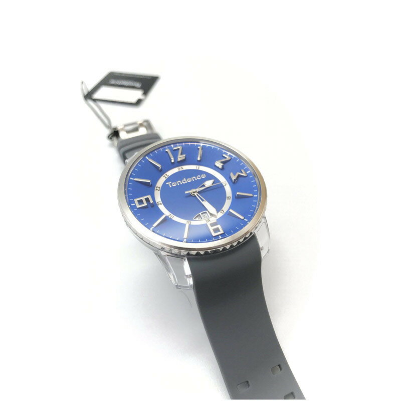 Tendence テンデンス 腕時計 Slim Pop Blue 3H TG131005 ビッグフェイス 時計 イタリア ブランド ハイセンス