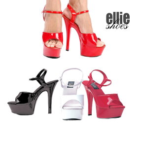 コスプレ 衣装 ELLIE SHOES エリーシューズ サンダル EL -601-JULIET 全3色展開 正規品 15cm ヒール 厚底 ストラップ コスチューム 衣裳 仮装 くつ 靴 ファッション おしゃれ セクシー かわいい エロ ダンス 舞台 ステージ ショー ハロウィン クラブ イベント パーティー