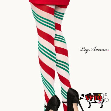 コスプレ 衣装 衣裳 仮装 LEG AVENUE レッグアベニュー タイツ LA 7955 クリスマス キャンディケイン 正規品 ソックス ストッキング パンスト 大人 コスチューム かわいい セクシー おしゃれ ダンス 発表会 舞台 撮影 ステージ ショー イベント パーティー