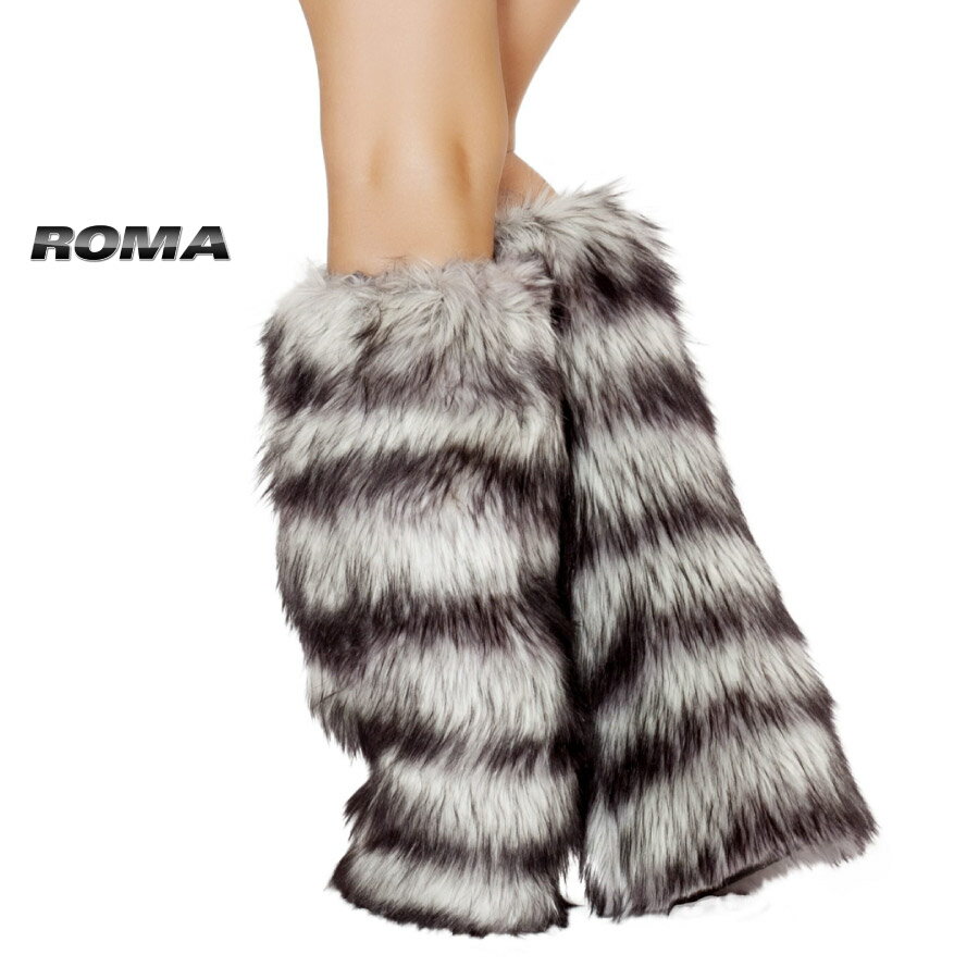 コスプレ 衣装 ROMA COSTUME ローマ レッグウォーマー RM-LW4475 インディアン 正規品 ネイティブ アメリカン コスチューム 衣装 衣裳 仮装 美脚 防寒 ふわふわ もこもこ ファー セクシー かわ…