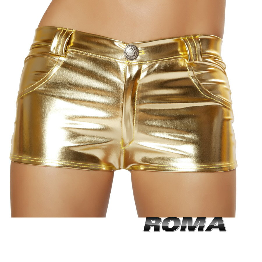 ショートパンツ ダンスウェア 衣装 ROMA ローマ RM- SH2965 ゴールド正規品 ダンサー パンツ コスチューム 衣装 衣裳…