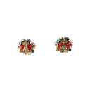 FINAL SALE 50%OFF テントウムシ ピアス てんとう虫 お花 ラインストーン フラワー 昆虫 むし キラキラ アクセ レディース ファッション かわいい セクシー おしゃれ ポップ メルヘン ファンシー セレブ インポート カラフル VFTQ SELECT ビフテキセレクト VF-SE-PI082