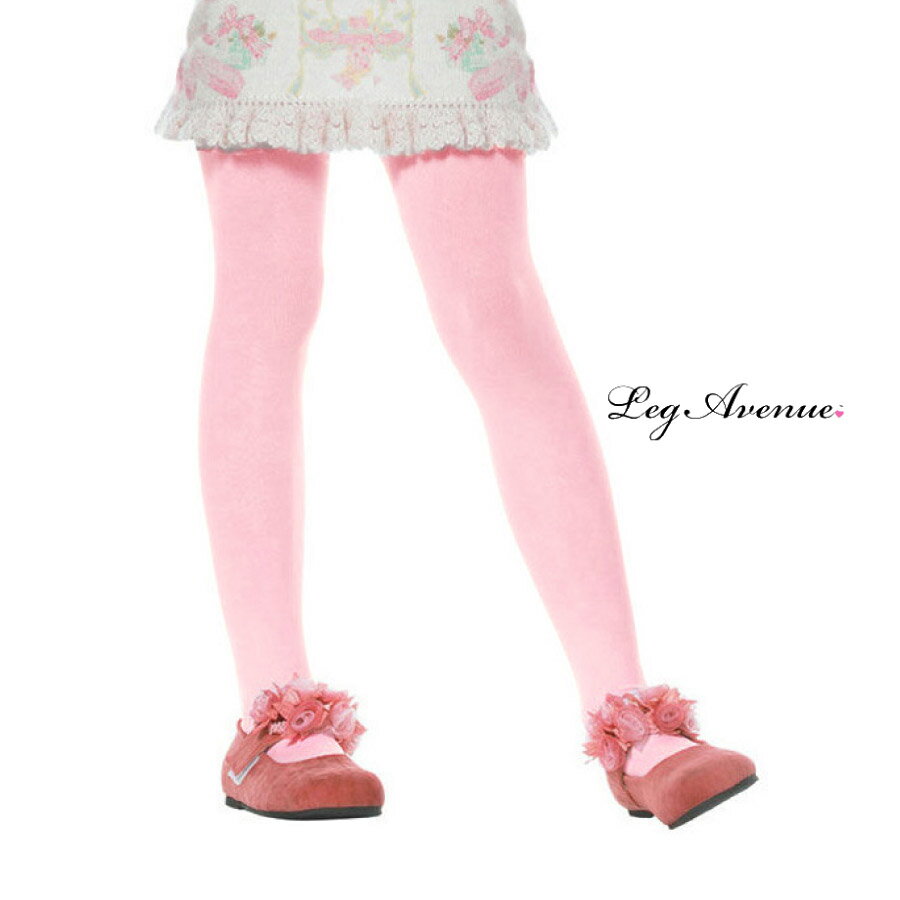 コスプレ 衣裳 LEG AVENUE レッグアベニュー タイツ LA 4646 ライトピンク KIDS 正規品 コスプレ衣装 キッズ こども 子供 カラータイツ 無地 透けにくい おしゃれ ヘビロテ ダンス バレエ 発表会 お遊戯会 幼稚園 保育園 小学生 スクール 教室 お稽古 習いごと ヒップホップ