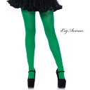 ハロウィンソックス タイツ コスプレ 衣裳 LEG AVENUE レッグアベニュー LA 7300 グリーン 正規品 コスプレ衣装 カラータイツ 無地 カラフル...