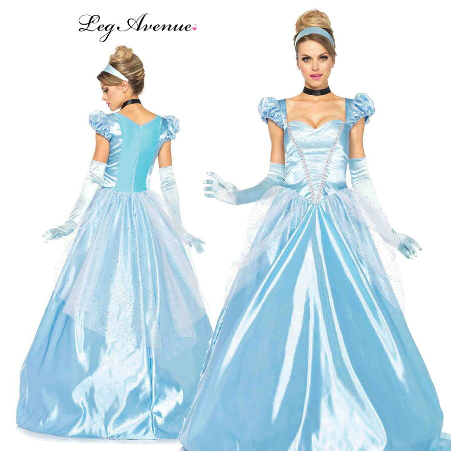 コスプレ 衣装 衣裳 仮装 シンデレラ 3点セット 姫 プリンセス ロングドレス コスチューム かわいい セクシー ブルー…