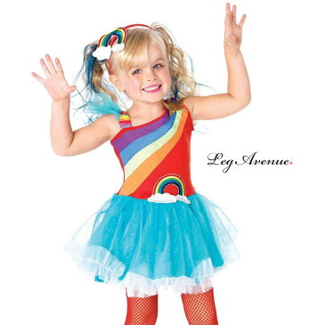 【子供 / キッズ】LEG AVENUE レッグアベニュー LA- C21031 レインボードール 3点セット 子供服 KIDS ネット限定 / 3K 正規品 お天気キャスター コスプレ コスチューム 衣装 衣裳 仮装 女の子 かわいい おしゃれ ハロウィン 海外 インスタ costume TDL USJ