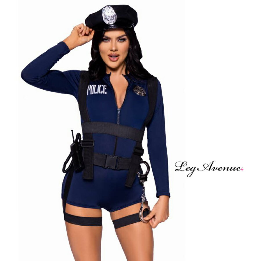 コスプレ 衣装 LEG AVENUE レッグアベニュー コスチューム LA87135 ポリス 6点セット 正規品 POLICE 警官 警察 制服 …