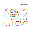 ボディシール レインボー プライド PRIDE LGBTQ メイクシール セクシュアル マイノリティ パレード コスチューム 衣裳 セクシー かわいい ダンス 舞台 ステージ ショー ハロウィン クラブ イベント パーティー コスプレ 衣装 LEG AVENUE レッグアベニュー 正規品 BODY018