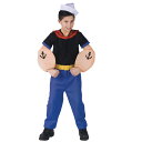 【子供 / キッズ】コスプレ 衣装 FUN WORLD ファンワールド MC-FW102722LG ポパイ 4点セット 正規品 水兵 セーラー コスチューム 衣...