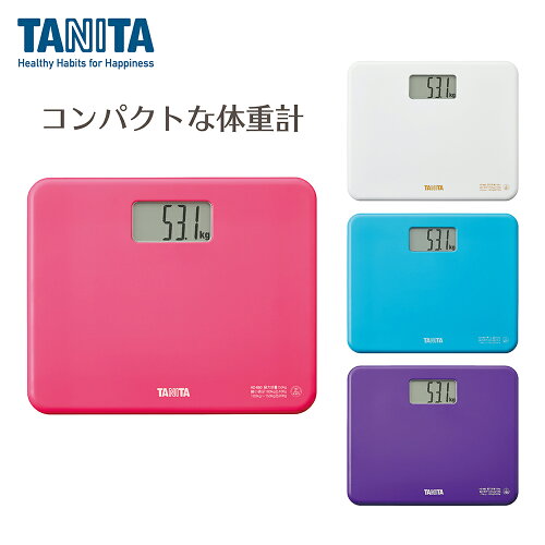 タニタ 体重計 小型 軽量 HD-660 全4色