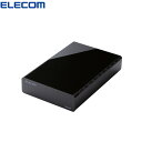 エレコム ELECOM Desktop Drive 4TB HDD USB3.0 Black 外付けハードディスク ELD-CED040UBK