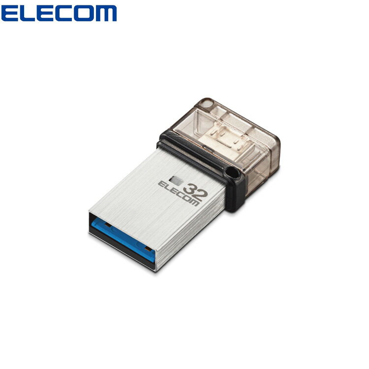 ELECOM USB OTGメモリ USB3.1(Gen1)対応 32GB MF-SEU3032GSV