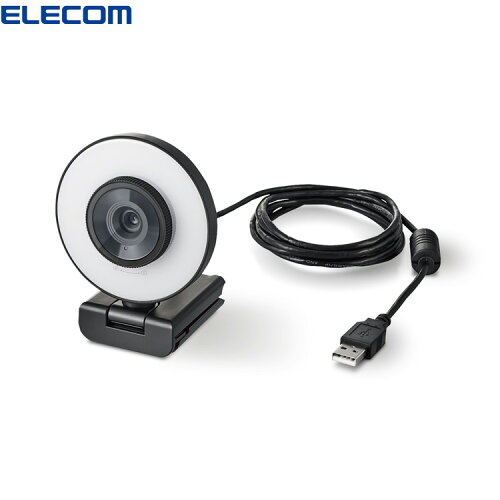 エレコム ELECOM WEBカメラ UCAM-CX20ABBK ブラック