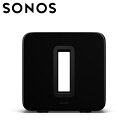 【要エントリー！5/9 20時開始！4時間限定ポイントアップ対象】Sonos Sub (Gen 3) ソノス サブ Subwoofer サブウーファー ストリーミング対応 SUBG3JP1BLK SUBG3JP1