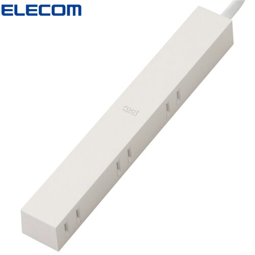 【2個セット】エレコム ELECOM デザイン電源タップ AVT-D3-2615 BK WH 6個口 1.5m roo't ブラック ホワイト