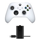 X box Xbox ワイヤレス コントローラー(ホワイト) ＆ Xbox 充電式バッテリー＋USB-C ケーブル