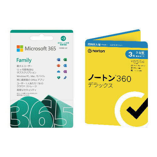 ڥåȾʡۥޥե Microsoft 365 Family 15 + Ρȥ360ǥå Ʊ3ǯ3ǡڤҤȤ3ޤǡ