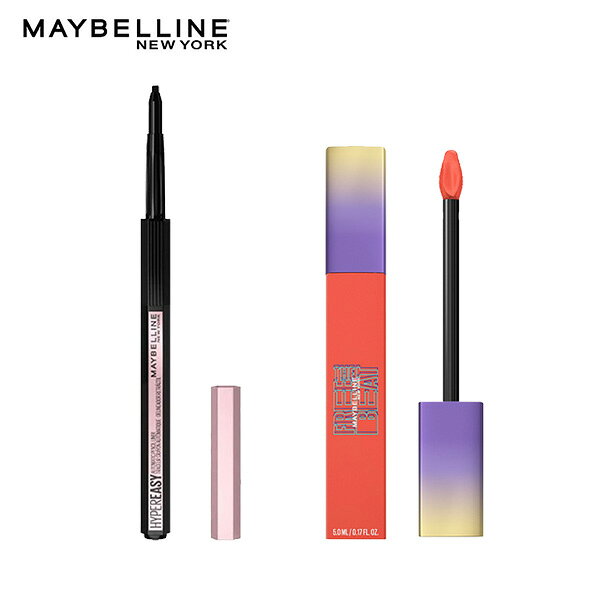 【要エントリー！4/14 20時開始！4時間限定ポイントアップ対象】【セット商品】メイベリン ハイパーイージージェルライナー ＋ ステイマットインク【アウトレット】のサムネイル