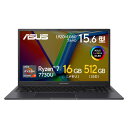 ASUS Vivobook 15X OLED M3504YA M3504YA-L1154W ノートパソコン 15.6型 Ryzen 7 7730U 8 コア / 16 スレッド メモリ 16GB SSD 512GB 有機EL Bluetooth Wifi6 Windows11 WPS Office付き 日本語キーボード