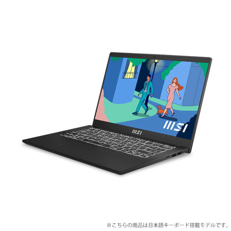 MSI ノートパソコン Modern-14-C12MO-5317JP 14インチ(フルHD:1920×1080)/インテル Core i5-1235U/メモリ16GB/SSD 1TB/Windows 11 Pro/日本語キーボード