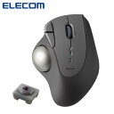 エレコム ワイヤレス トラックボール マウス Bluetooth IST (イスト)シリーズ 5ボタン 親指操作 人工ルビー支持 Windows/Android/mac/iPad/Chrome ブラック M-IT10BRABK