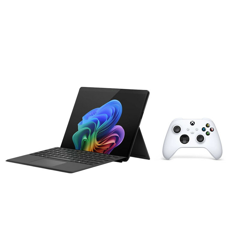 【セット商品】Surface Pro(第11世代) 13インチ Snapdragon X Plus メモリ16GB SSD1TB Officeソフト Wi-Fiモデル SurfaceProキーボード(ペン収納付き/スリムペン付き) ブラック EP2-29385 ＋ Xbox ワイヤレス コントローラー (ロボット ホワイト) EP2-29921
