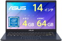 【訳あり】ASUS L410MA-EK489XA ノートパソコン/スターブラックメタル/14型ワイドTFTカラー液晶/Celeron N4020/DDR4-2400 4GB/eMMC 64GB/802.11ac/BT5.0/Wins 11 Pro Education 64bit/86キー日本語キーボード/UHD グラフィックス 600