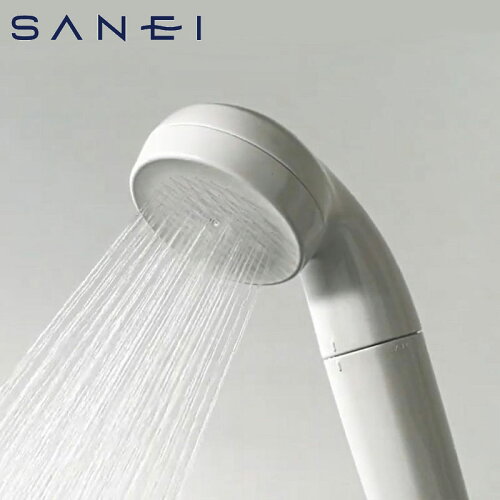 三栄水栓 SANEI シャワーヘッド 原水浄水切替付 塩素除去 796480MW2