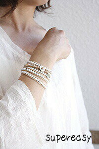 abu アブ abu ビーズブレスレット/ラップブレスレット・38-E1-KBL-17 ギフト 母の ...