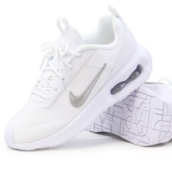 NIKE ナイキ エアマックス ランニングシューズ レディース スニーカー 靴 ウォーキングシューズ W AIR MAX INTRLK LITE 白のサムネイル