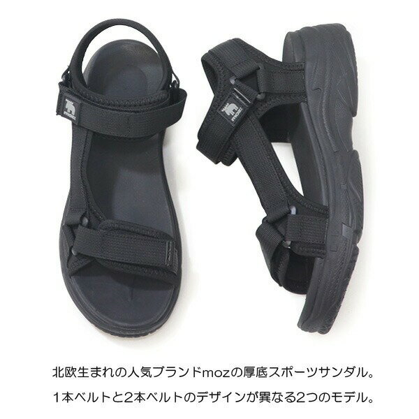 moz サンダル レディース スポーツサンダル スポサン 靴 ストラップ 厚底サンダル ...