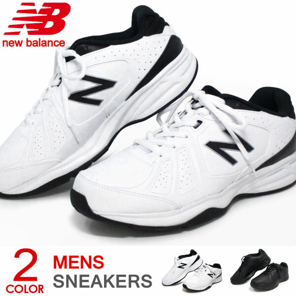 ニューバランス New Balance メンズ スニーカー ウォーキングシューズ ランニングシューズ 運動靴 黒 白 4E MX409