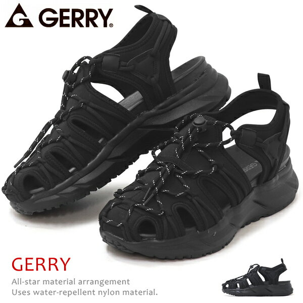 乐天商城 - GERRY サンダル メンズ 厚底サンダル スライドサンダル スポーツサンダル 靴 アウトドア マジック 大きいサイズ ジェリー GR-6604